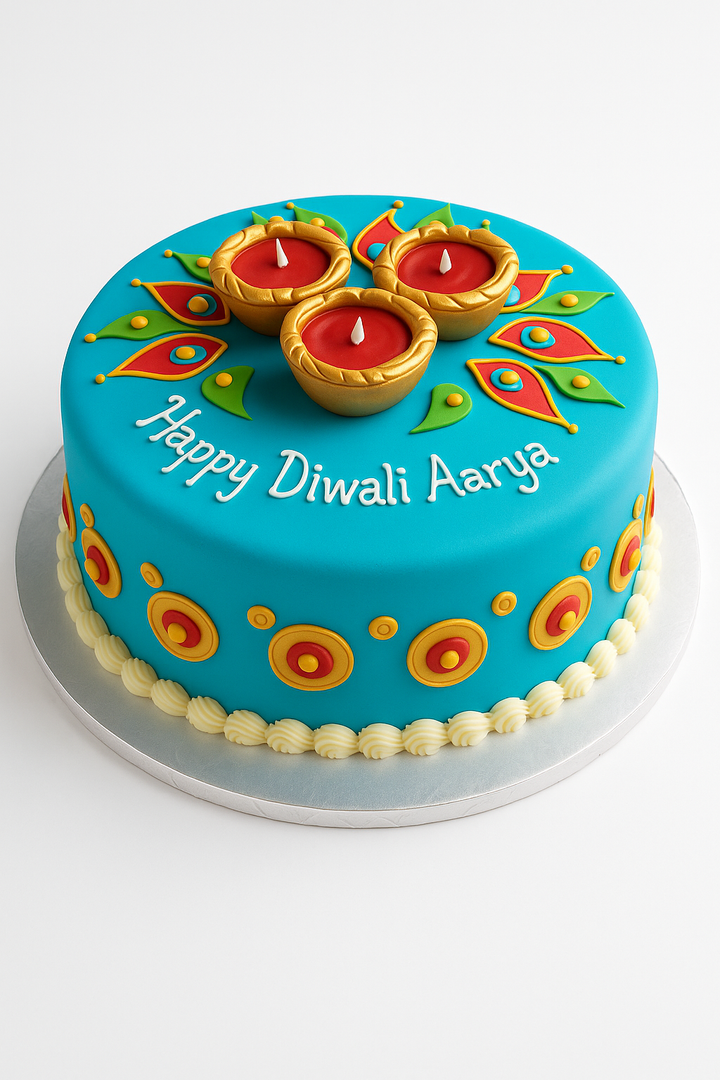 Light & Joy Diwali Celebration Cake